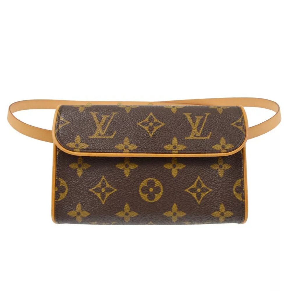 Auth Louis Vuitton POCHETTE FLORENTINE BUM BAG #XS MONOGRAM
